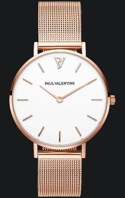 PAUL Valentine - MARINA Roségold MESH / Damenuhr / Uhr / roségold / 32 MM