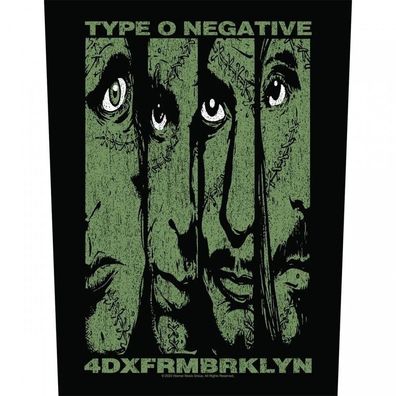 Type O Negative - Four dicks from Brooklyn 4DXFRMBRKLYN Rückenaufnäher Backpatch