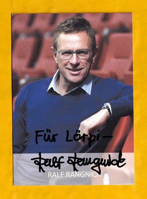 Ralf Rangnick (deutscher Fußballtrainer, ) - persönlich signiert (1)