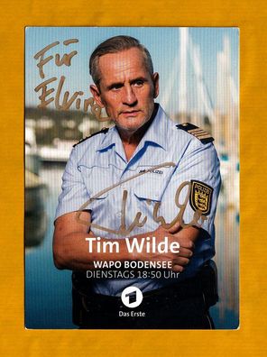 Tim Wilde ( WAPO Bodensee) - persönlich signiert