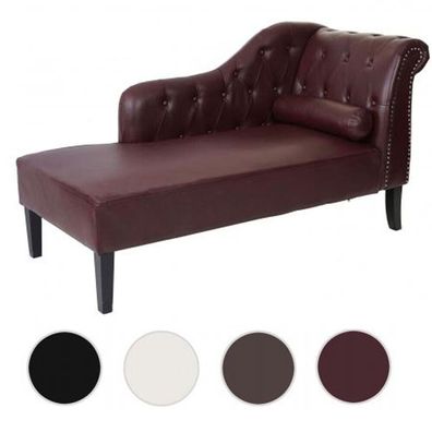 Luxus Recamiere Chesterfield Relaxliege Loungesofa Chaiselongue | 4 Farben