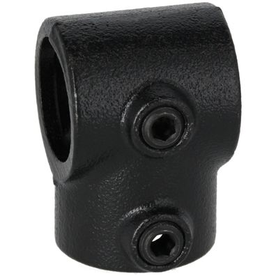 Rohrverbinder T-Verbinder schwarz 1/2" (21,3 mm), 90° - kurz AVERDE