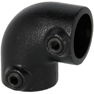 Rohrverbinder Kniestück schwarz 1 1/4" (42,4 mm), 90° AVERDE