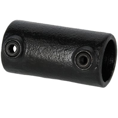 Rohrverbinder Verlängerungsstück schwarz 1 1/4" (42,4 mm), außen AVERDE