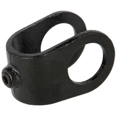 Rohrverbinder Überkreuzverbinder 90°, schwarz 1" (33,7 mm) AVERDE