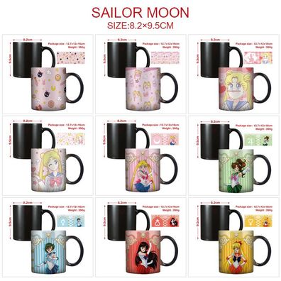 Sailor Moon Thermoeffekt Tasse Ceramic Kaffee Tee Milch Magische Mug Wasserbecher