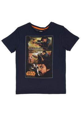 Star Wars Rogue One T-Shirt Cassian Navy verschiedene Größen für Kinder