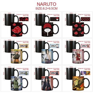Naruto Akatsuki Obito Thermoeffekt Tasse Ceramic Kaffee Tee Milch Becher Magische Mug