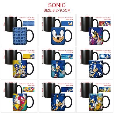 Sonic the Hedgehog Keramik Becher Haushalt Kaffee Tee Tasse Cartoon Mug
