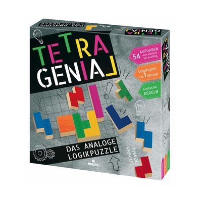 Tetragenial - Das analoge Logikpuzzle Logikspiel Puzzle Spiel Rätsel Rätselspiel