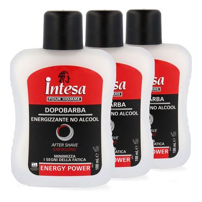 intesa pour Homme After Shave ENERGY POWER 3x 100ml ohne Alkohol