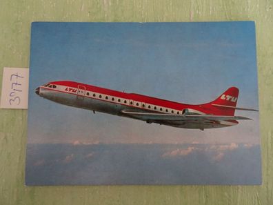 alte Postkarten Flugzeug LTU Caravelle SE 210 10 R Tristar L-1011-1