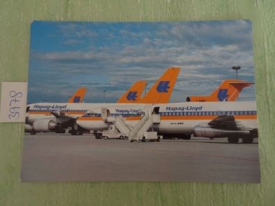 alte Postkarte Flugzeug Hapag Lloyd Boeing 737 A310-200