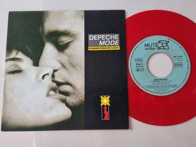 Depeche Mode - A question of lust 7'' Vinyl Germany RED VINYL