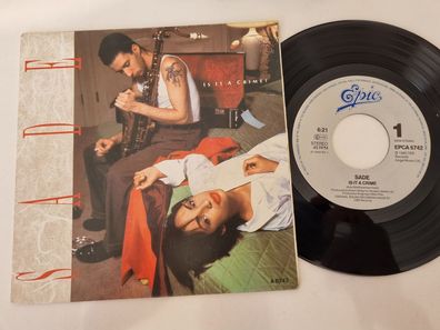 Sade - Is it a crime? 7'' Vinyl Holland