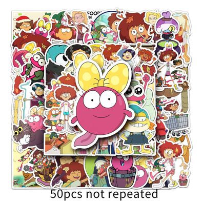 Cartoon Amphibia Polly 100pcs Sticker Set für Laptop Koffer DIY Aufkleber