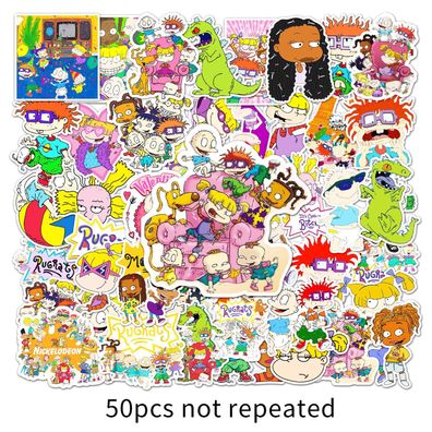 Rugrats Go Wild Susie Tommy 100pcs Sticker Set für Laptop Koffer DIY Aufkleber