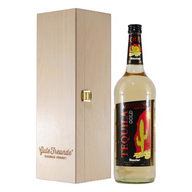 Rauter Tequila Mexicana Gold mit Geschenk-Holzkiste