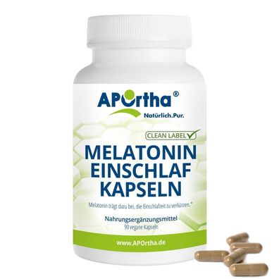 APOrtha® Melatonin Einschlaf-Kapseln 1 mg 90 Kapseln