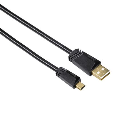 Hama 3m MiniUSB Kabel DatenKabel Ladekabel AnschlussKabel Typ MiniBStecker