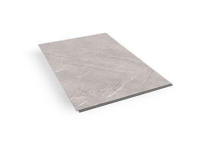 Klick Vinyl Marmor grau mit Trittschall Fliese Format 30 x 60 cm m²/33,99€