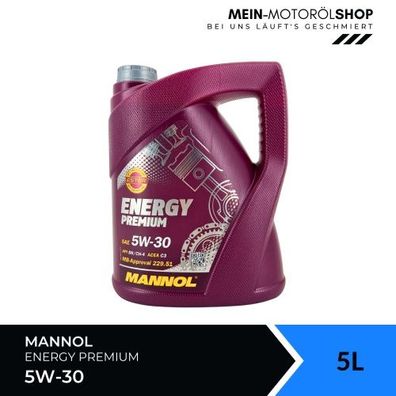 Mannol Energy Premium 5W-30 5 Liter