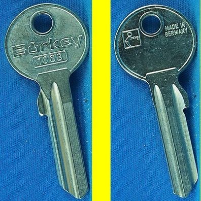 Schlüsselrohling Börkey 1063 (neuer Kopf) für Bug, Corona, Doco, Gebro