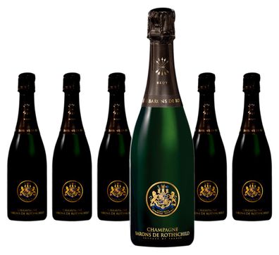 6 x Champagne Barons de Rothschild