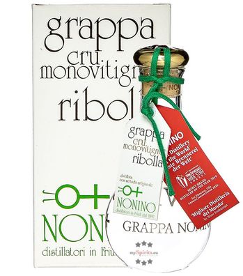 Nonino Grappa Cru Monovitigno Ribolla (45 % vol., 0,2 Liter) (45 % vol., hide)