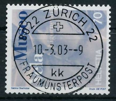 Schweiz 2001 Nr 1758 zentrisch gestempelt X64C3CE