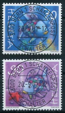 Schweiz 2001 Nr 1767-1768 zentrisch gestempelt X64C3CA
