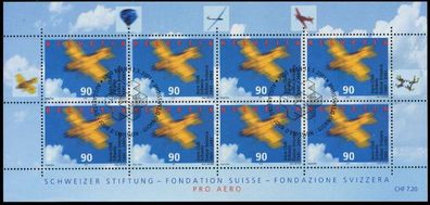 Schweiz BLOCK Kleinbogen 2000-2009 Nr 1747 ESST X64C406