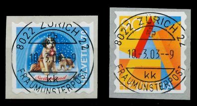 Schweiz 2001 Nr 1760-1761 zentrisch gestempelt X64C416