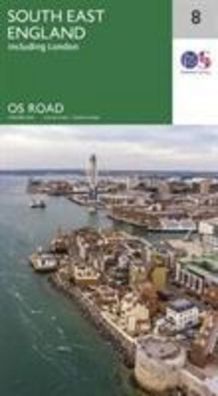 South East England (with London): OS Roadmap sheet 8,