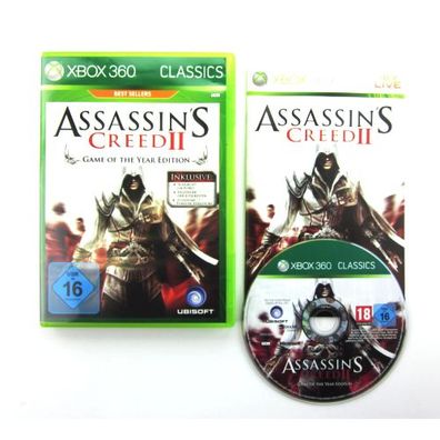Xbox 360 Spiel Assassin`s Creed II / 2 - Game of The Year Edition
