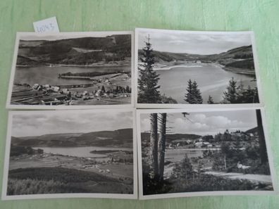 4 sehr alte Postkarten AK KF Höhenluftkurort Schluchsee Schwarzwald Echt Fotografie