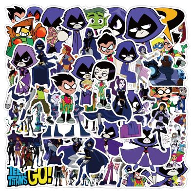 Teen Titans Raven Robin 100pcs Sticker Set für Koffer Kühlschrank Décor Aufkleber