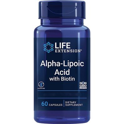 Life Extension, Alpha Lipoic Acid With Biotin, 60 Kapseln