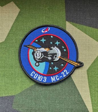 Patch "Soyuz MS-22" m. Klett Weltraum Roskosmos USA NASA Shuttle Aufnäher Space