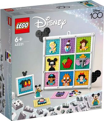 LEGO® 43221 - Disney 100 Jahre Zeichentrickikonen (1022 Teile) Bausteine