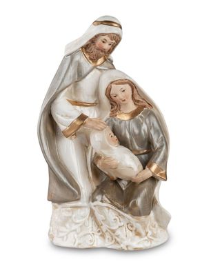 Heilige Familie Maria Josef Jesus Kind Krippenfigur Krippe Deko Figur Skulptur