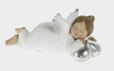 Engel Deko Schutzengel Weihnachtsengel Skulptur Objekt Figur Elfe Fee Herz Stern