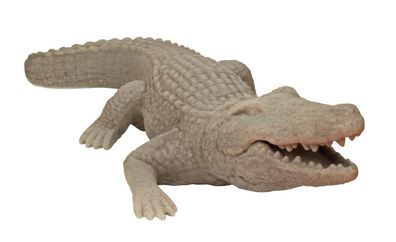 Deko Krokodil Alligator Echse Lurch Kaiman Garten Tier Figur Skulptur Gecko