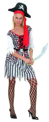 Kostüm Piratin Piratenbraut Pirat Korsarin Gr. M 38-40 Fasching Karneval