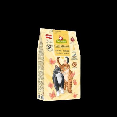 GranataPet ¦ DeliCatessen Kitten / Junior Geflügel - 1,8 kg ¦ Katzentrockenfutter ...