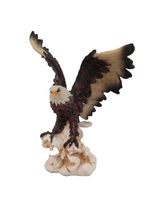 Weißkopfadler Deko Adler Vogel Eagle Seeadler Garten Figur Skulptur Raubvogel
