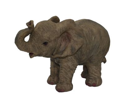 Elefant Elefanten Baby Kind Skulptur Deko Artikel Garten Afrika Wild Tier Figur