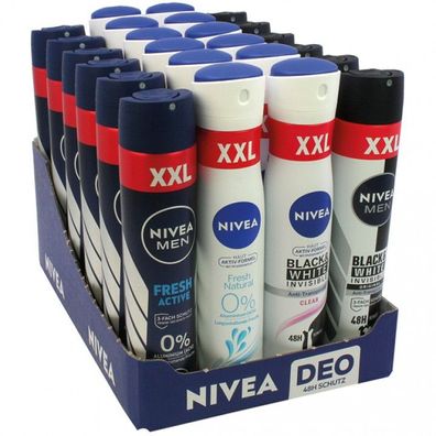 NIVEA Deodorant Spray XXL 4 x 200 ml