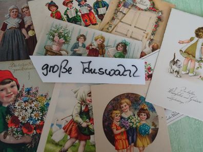 sehr alte AK Postkarten Kinder zum Geburtstag - Auswahl -