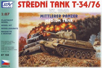 SDV 87153 Bausatz Panzer T-34/76 Modell 1940 Maßstab: 1:87